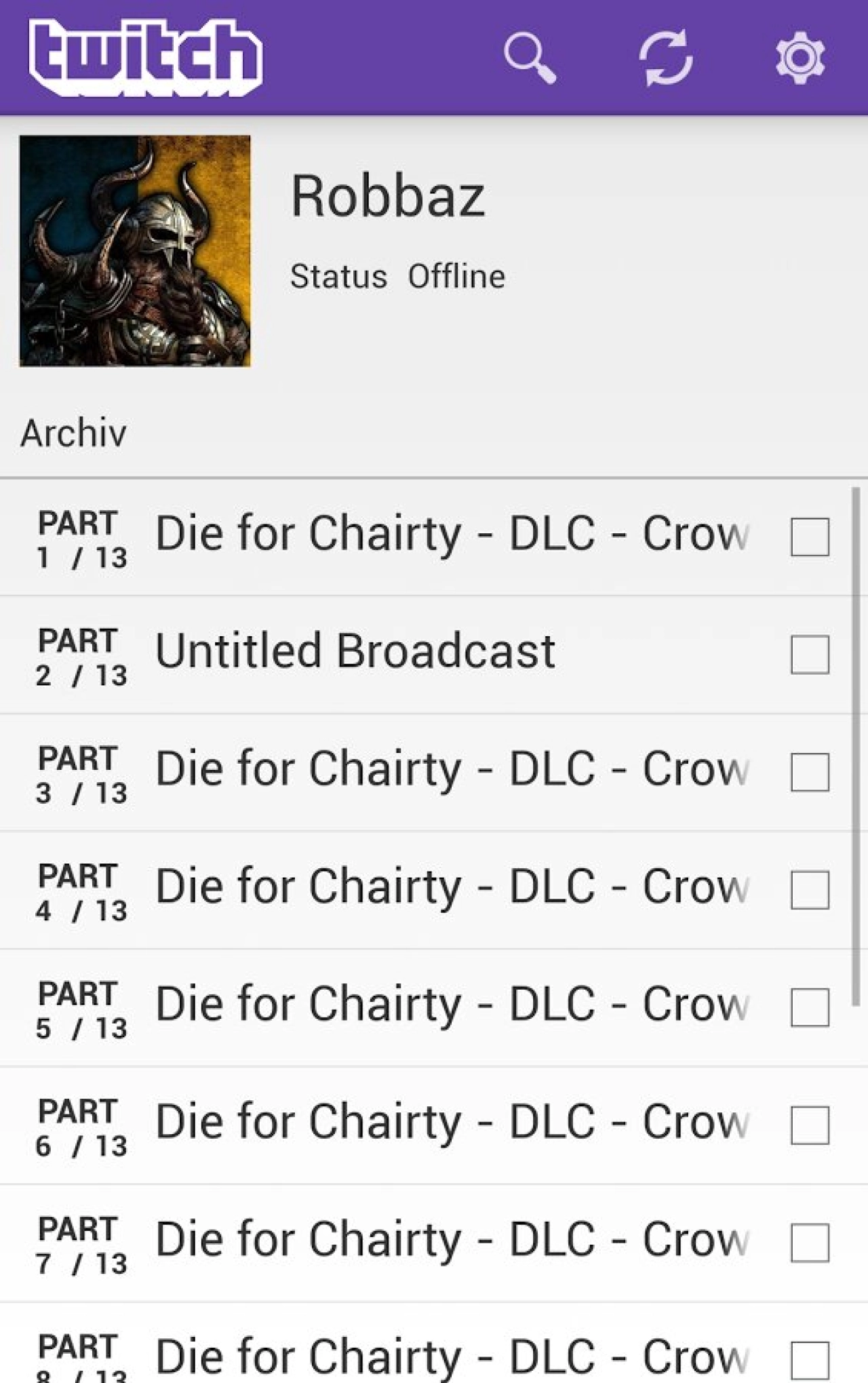 Screenshot #3 - TWITCHDOWNLOADER 0.5.0