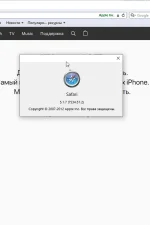 Screenshot #3 - Safari браузер