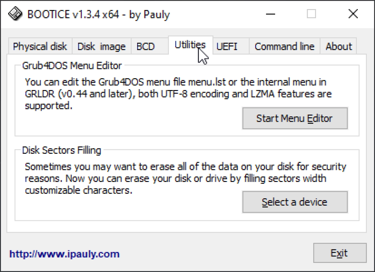 Screenshot #6 - Bootice v1.3.4.0