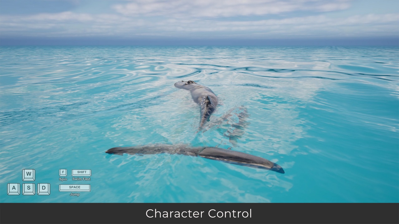 Screenshot #7 - Animated Humpback Whale (UE5.3+)