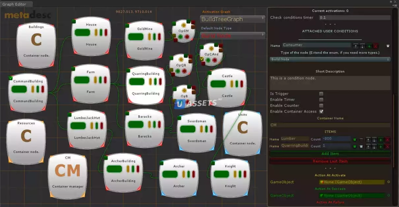 Screenshot #3 - Activation Graph System