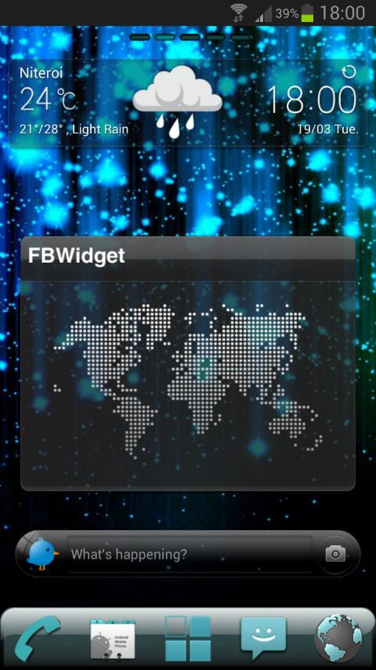 Screenshot #7 - THEME CYANOGEN GO LAUNCHER EX 1.38