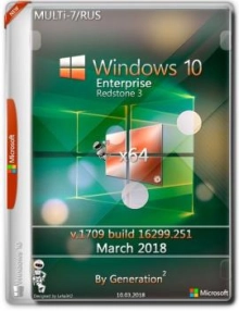 Windows 10 Enterprise x64 RS3 16299.251 March 2018