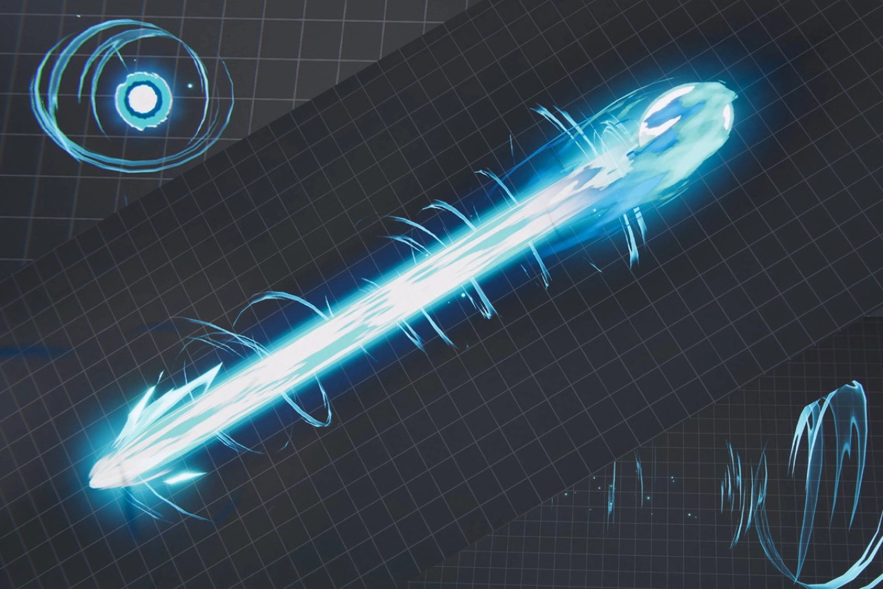 Screenshot #1 - ANIME VFX Pack для Unity — эффектные аниме VFX для 3D