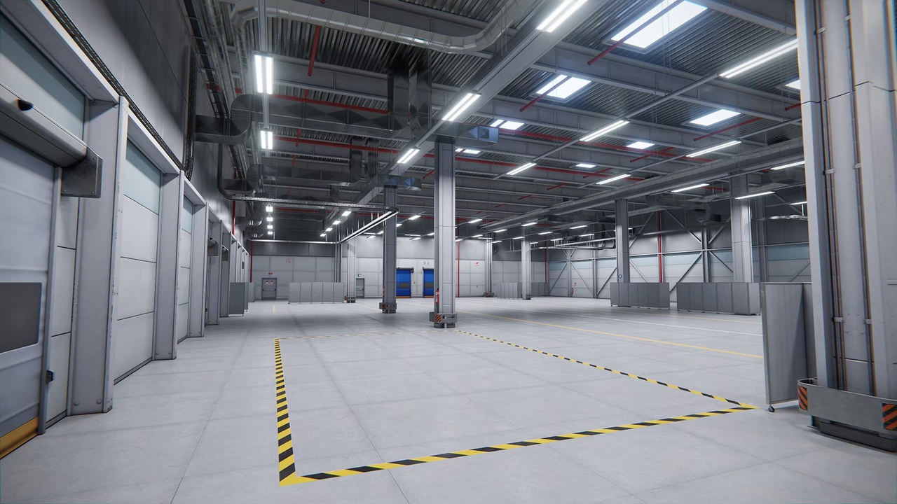 Screenshot #8 - Factory/Warehouse Interior Modular Pack  (Unreal Engine)