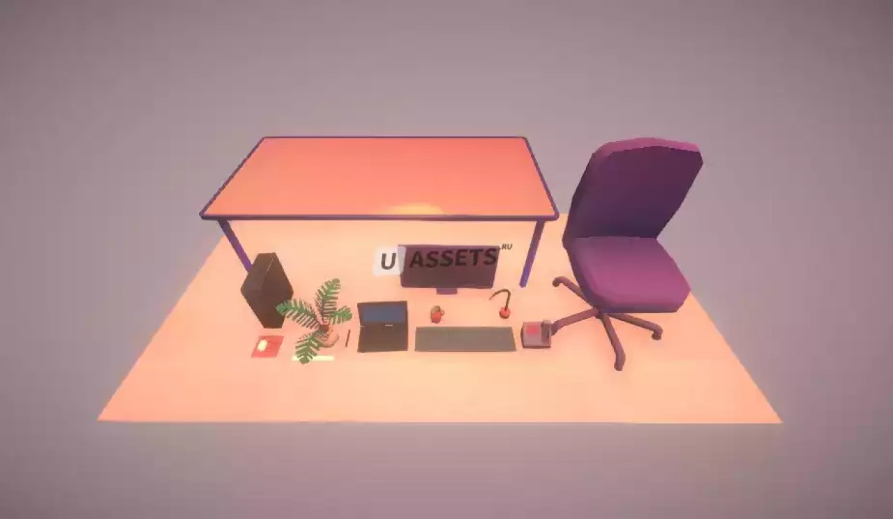 Screenshot #1 - Low Poly Desk