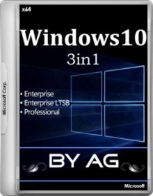 Windows 10 3in1 x64 WPI by AG 1709 [16299.15 RU]