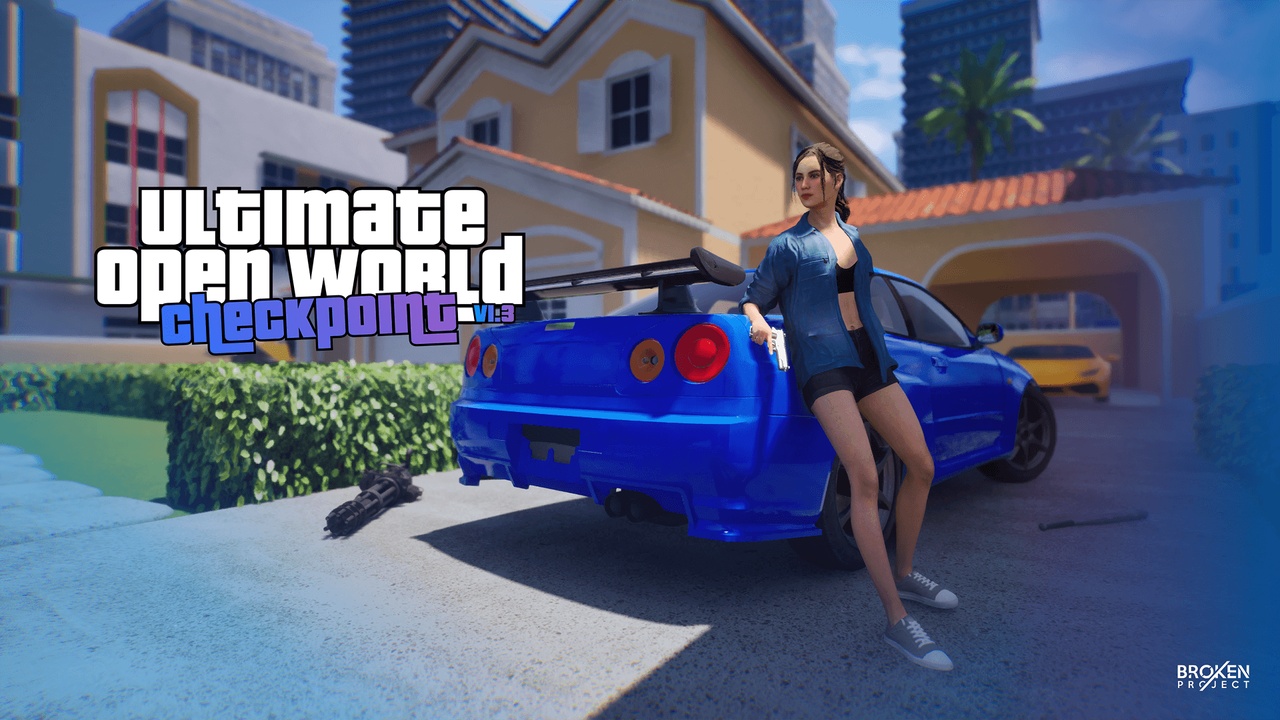 Screenshot #1 - Ultimate Open World (Unreal Engine) — готовый Open World шаблон с AI, транспортом и боевой системой
