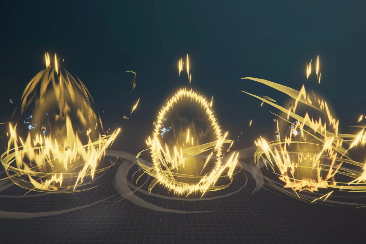 Screenshot #2 - ANIME VFX Pack для Unity — эффектные аниме VFX для 3D