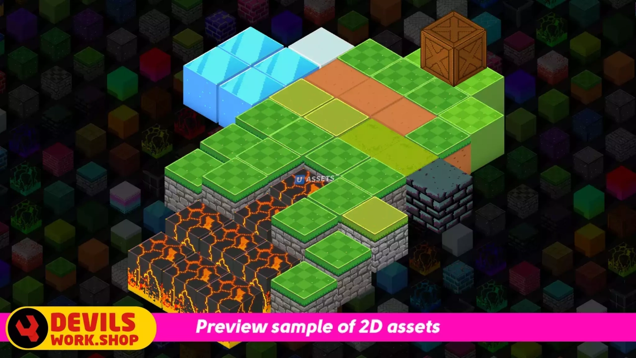 Screenshot #2 - 2D PixelArt - Isometric Blocks