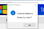 Screenshot #1 - Активатор Windows 10 Digital Activation W10 1.4.6 by Ratiborus