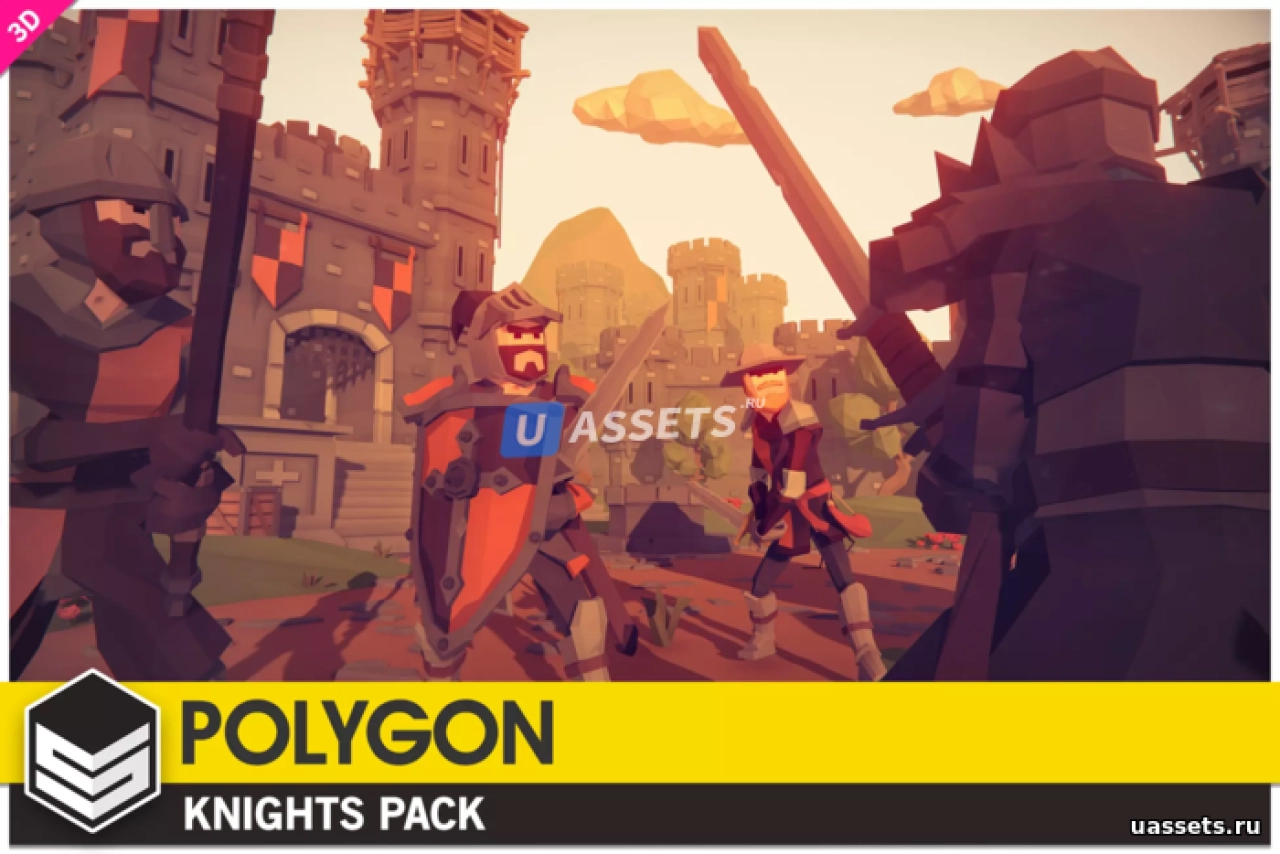 Screenshot #1 - POLYGON Knights - Low Poly 3D Art by Synty