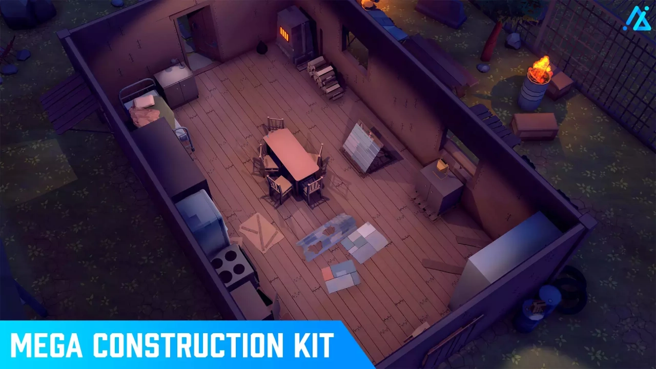 Screenshot #1 - POLY - Mega Survival Construction Kit (Unity)