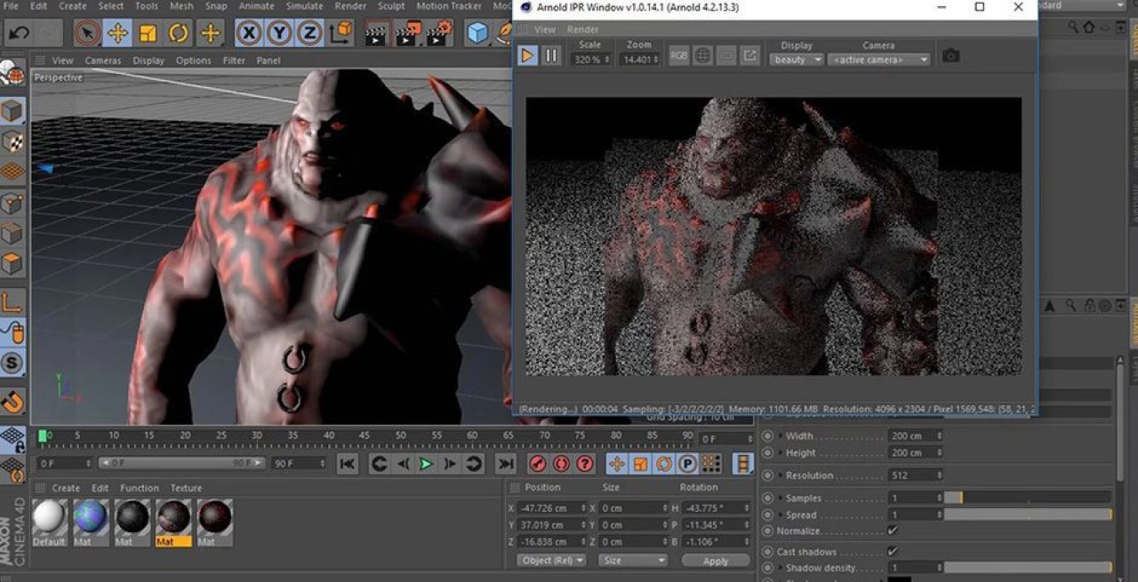 Screenshot #3 - Arnold 4.9.1.1 for Cinema 4D 2026  + активация