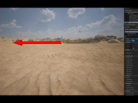 Screenshot #2 - Blowing Landscape Sands Effect (UE5)