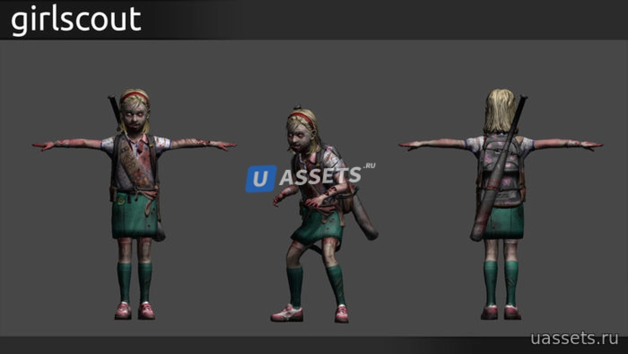 Screenshot #2 - Mixamo Zombie Character Contest Pack