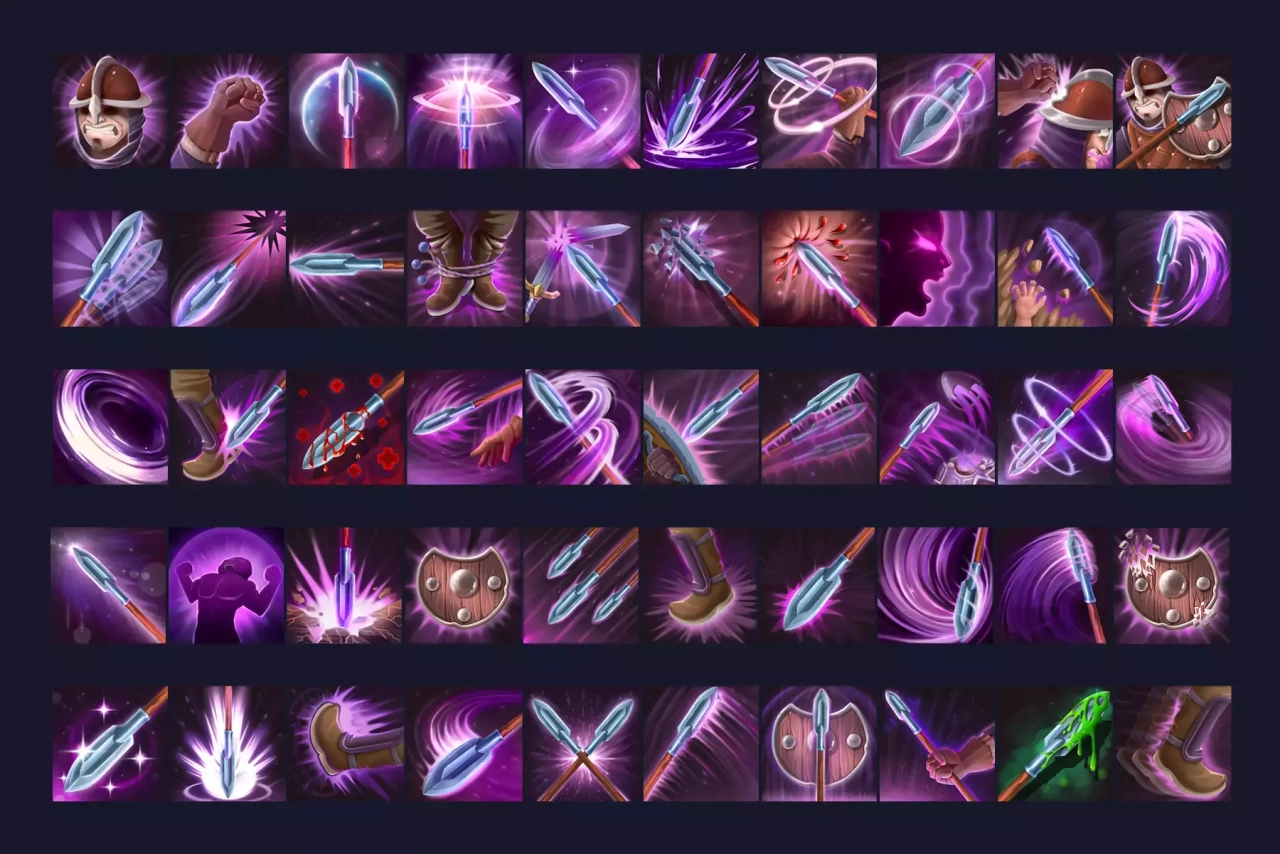Screenshot #4 - 5800 Fantasy RPG Icons Pack