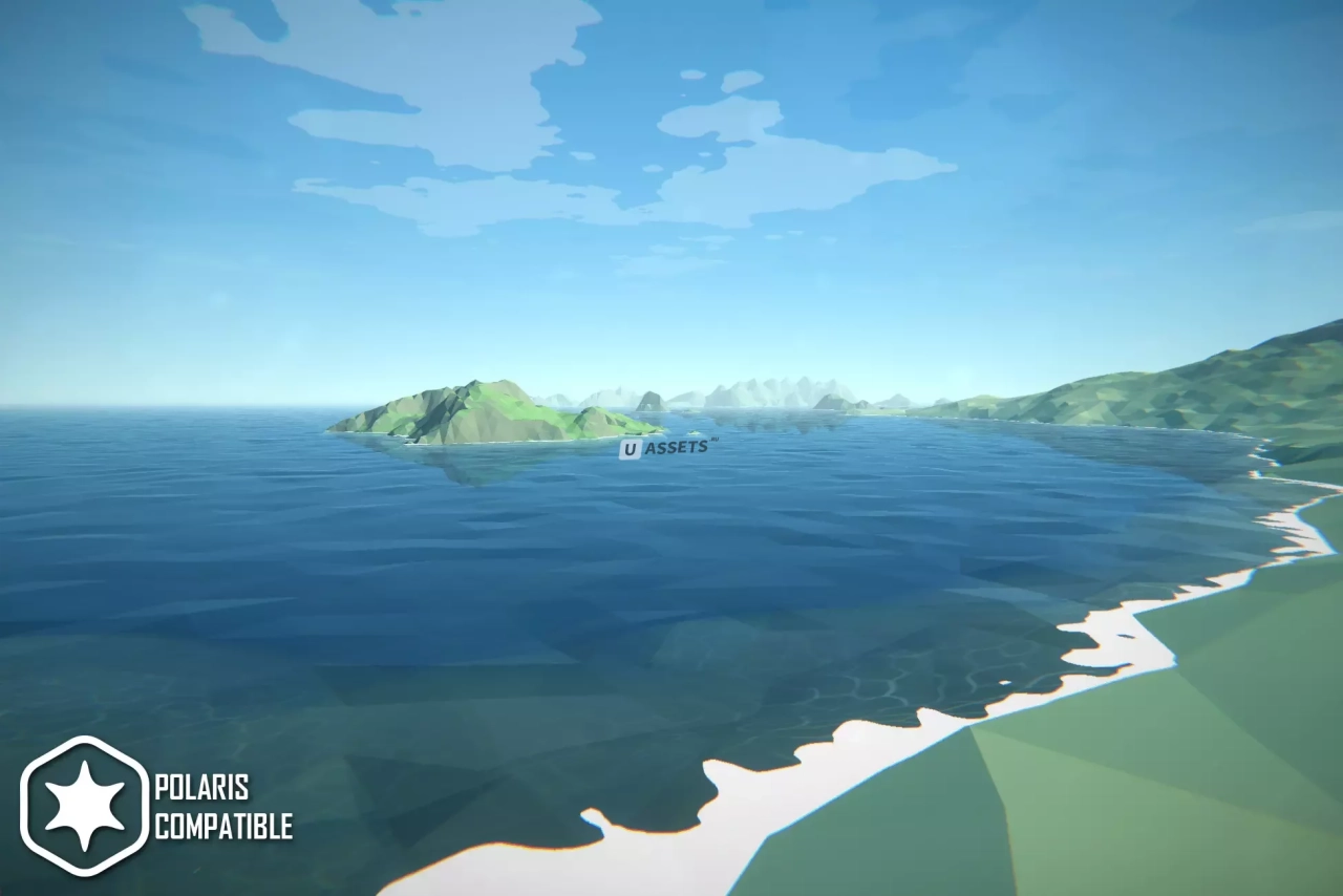 Screenshot #1 - Poseidon - Low Poly Water System