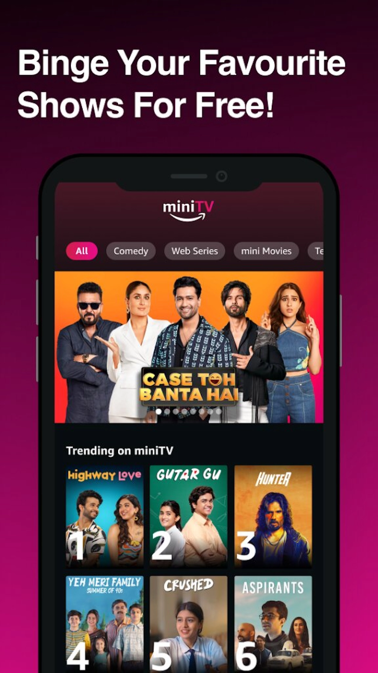 Screenshot #1 - AMAZON MINITV 1.7.16.600