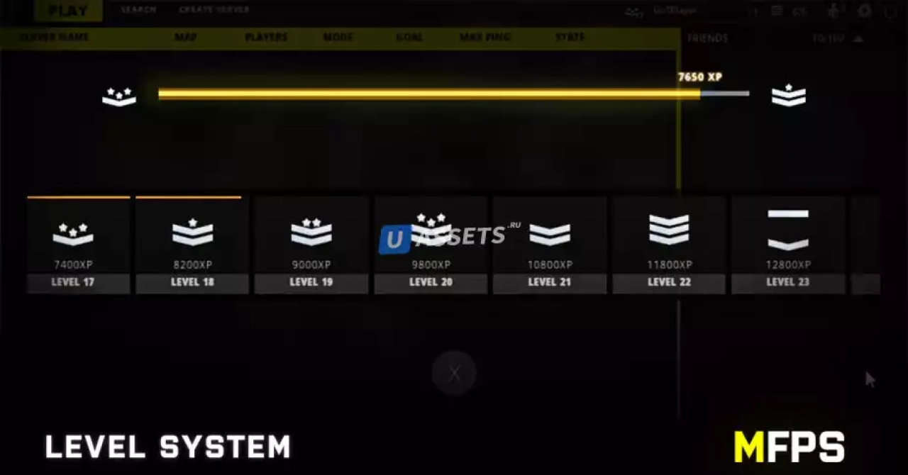 Screenshot #4 - MFPS Level System