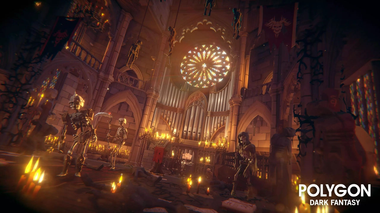 Screenshot #2 - POLYGON - Dark Fantasy - Low Poly 3D Art by Synty