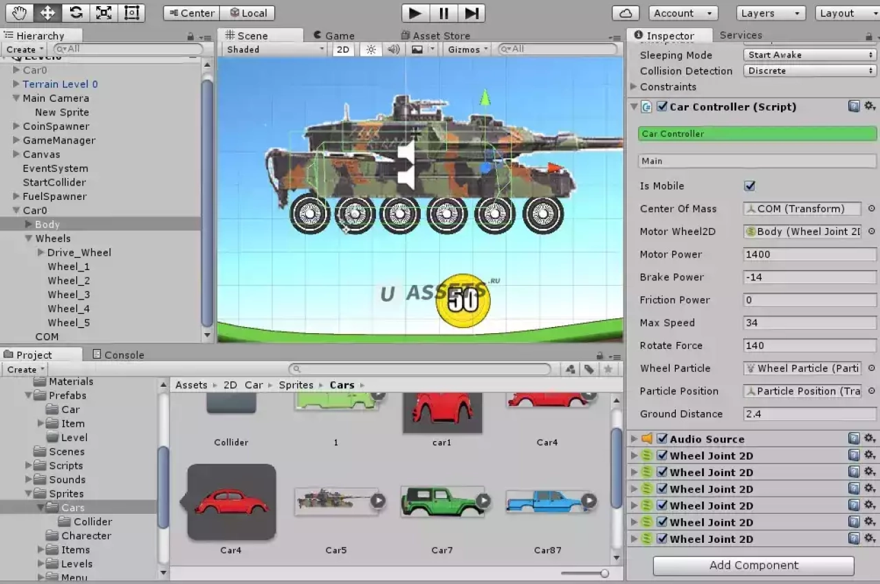Screenshot #4 - 2D Racing Game 2022