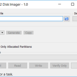 Screenshot #1 - Win32 Disk Imager v1.0.0