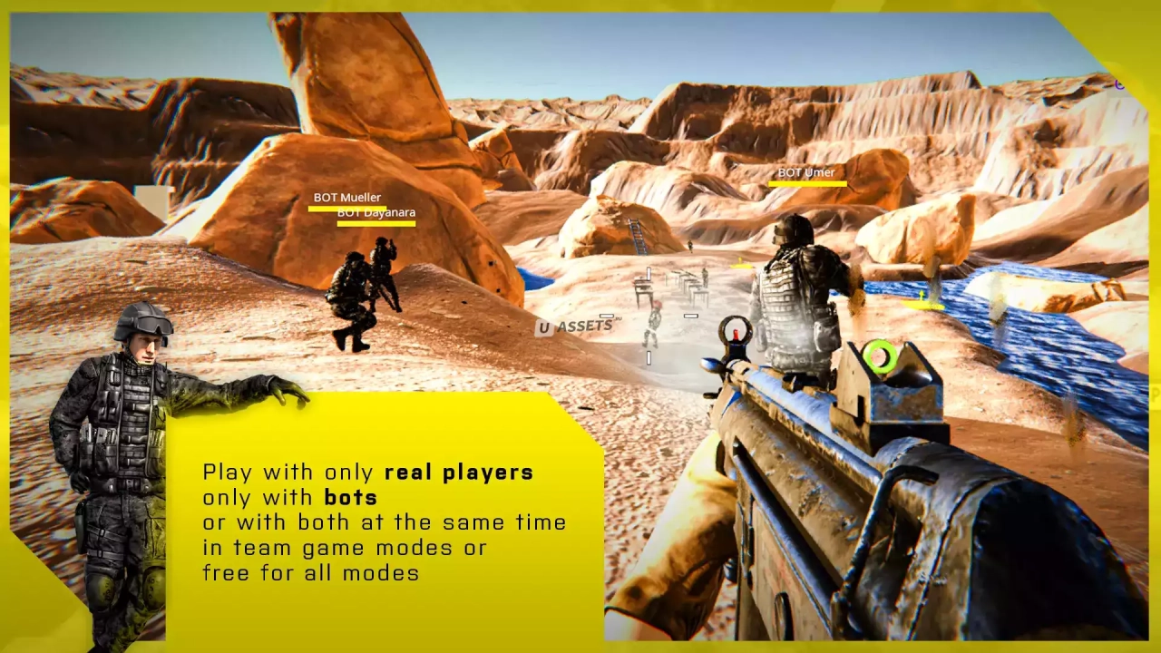 Screenshot #1 - MFPS 2.0: Multiplayer FPS +27 addons