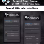 Screenshot #1 - Advanced Spawn System For FSM AI And Invector Item