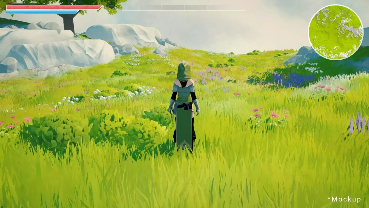Screenshot #1 - Stylized Grass Shader