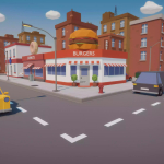 Screenshot #1 - Cartoon Low Poly City Pack