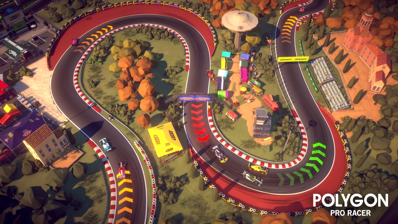 Screenshot #7 - POLYGON - Pro Racer Pack - Art by Synty forUnity