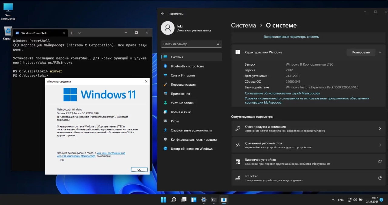 Screenshot #4 - Windows 11 Enterprise LTSC 21H2 x64 by ArtZak1 22000.348