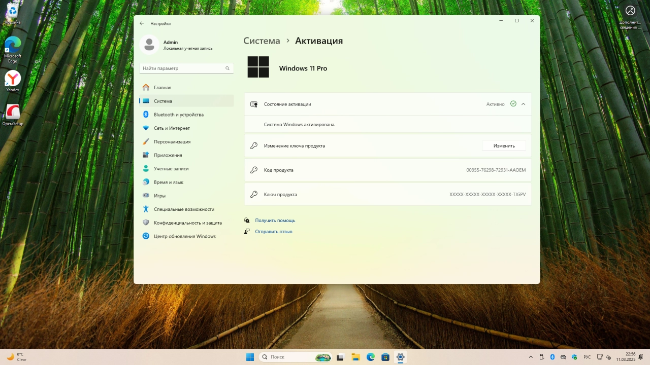Screenshot #6 - Windows 11 Pro 24H2 Build 26100.3476 Full Март 2025