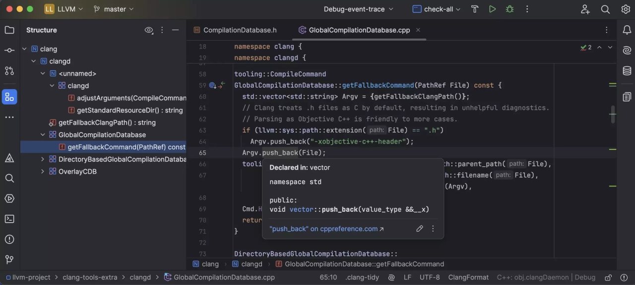 Screenshot #1 - JetBrains CLion 2023.1.4 + активация