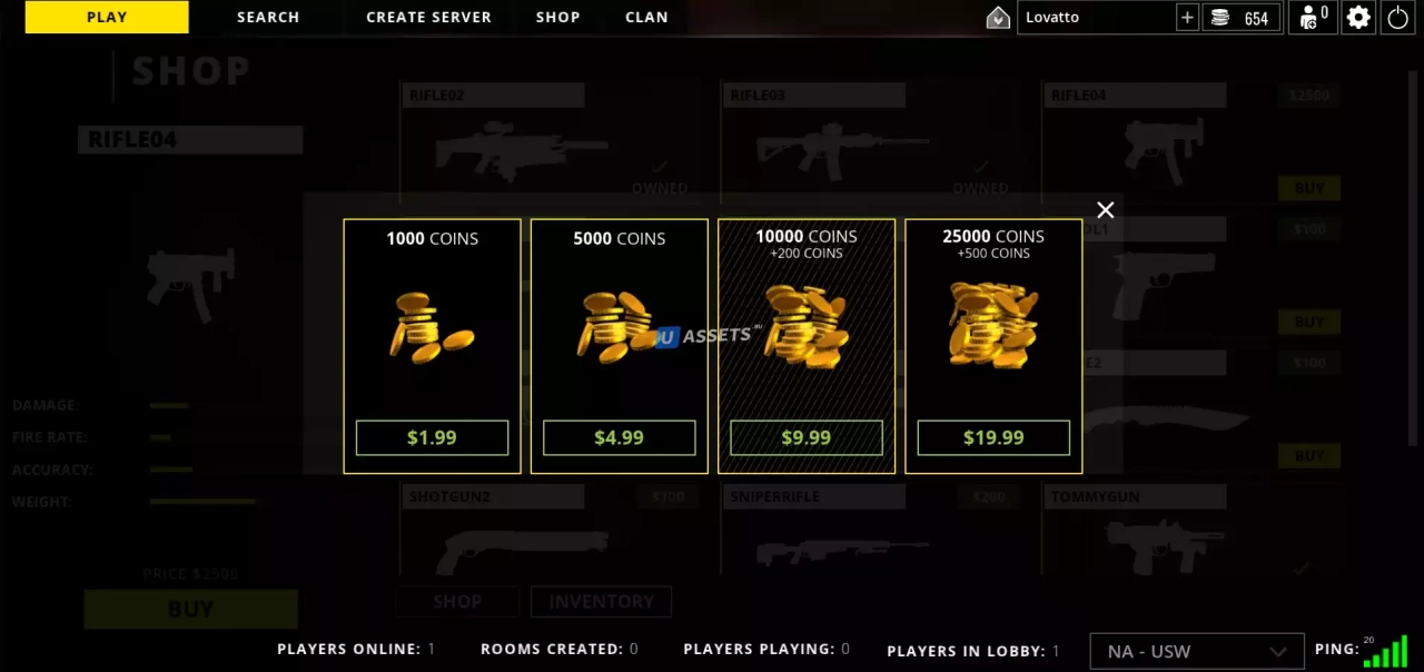 Screenshot #2 - MFPS Shop
