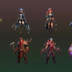 Screenshot #1 - 40 unique fantasy cartoon stylized male and female characters drawn style vol.4