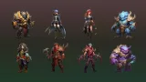 Screenshot #1 - 40 unique fantasy cartoon stylized male and female characters drawn style vol.4