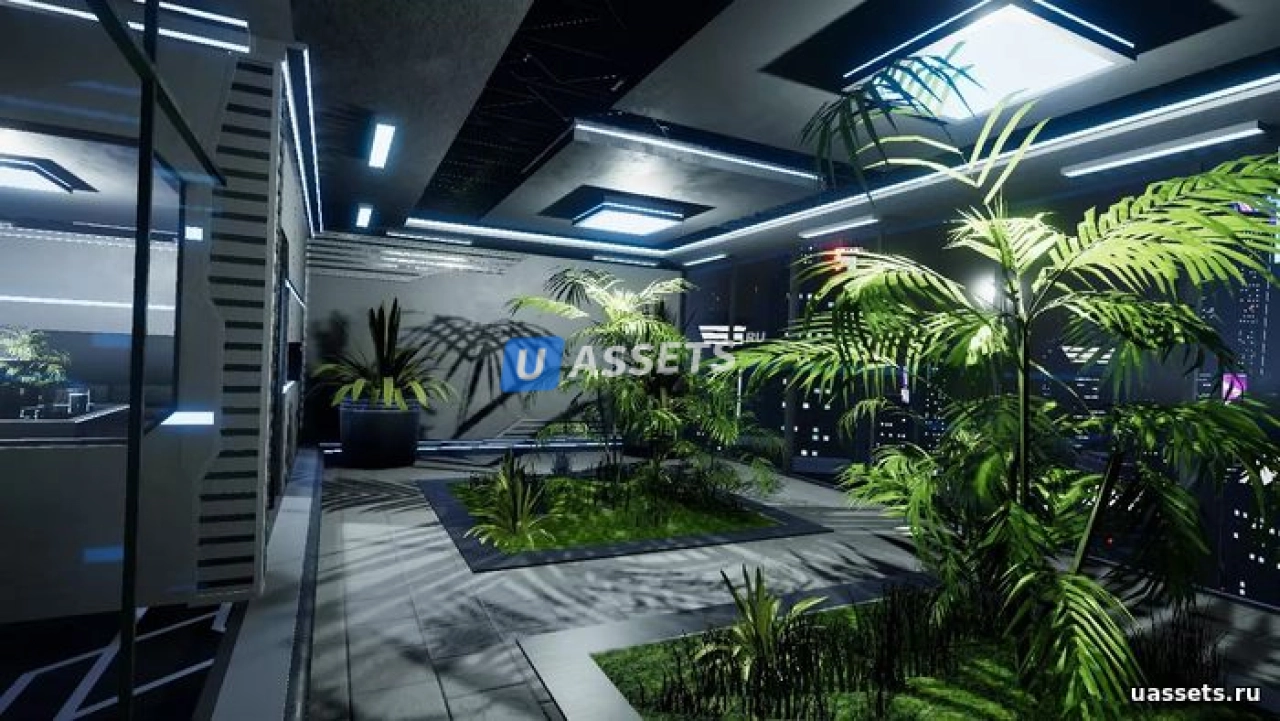 Screenshot #2 - Futuristic Scifi Interior