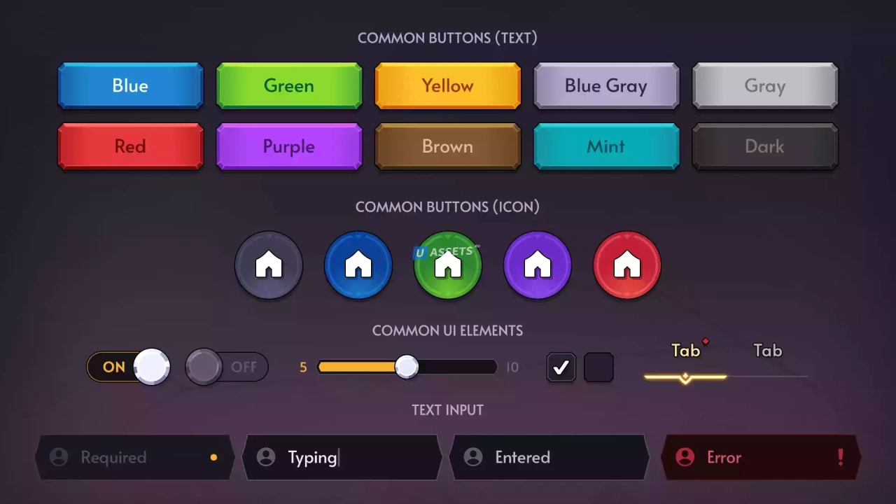 Screenshot #1 - GUI PRO Kit - Fantasy RPG