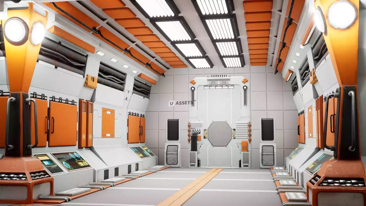 Screenshot #1 - SciFi Space Modular Level