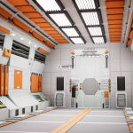 Screenshot #1 - SciFi Space Modular Level