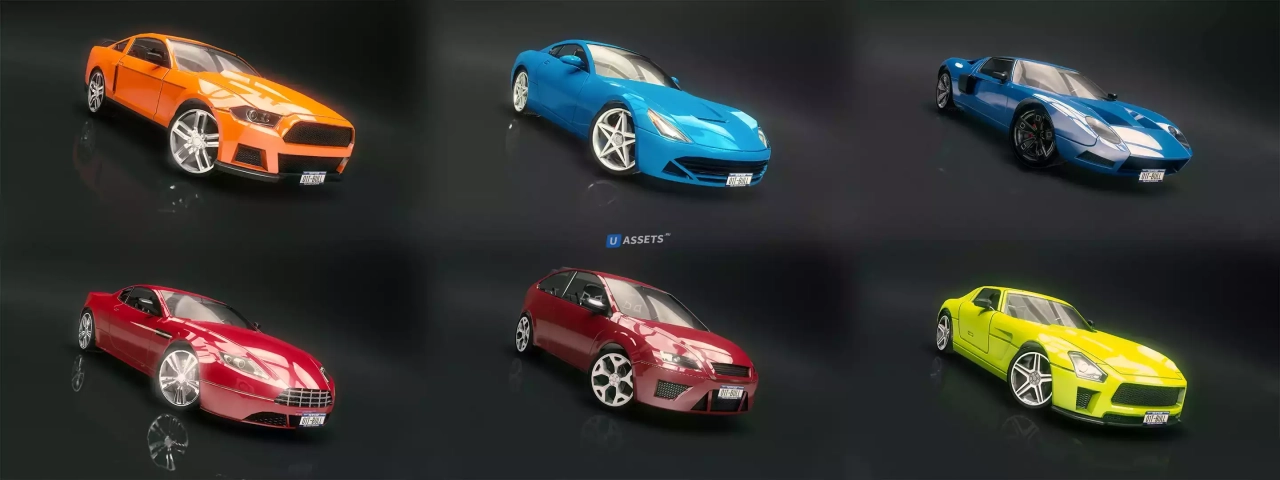 Screenshot #3 - 60 Fantastic Race Cars Pack