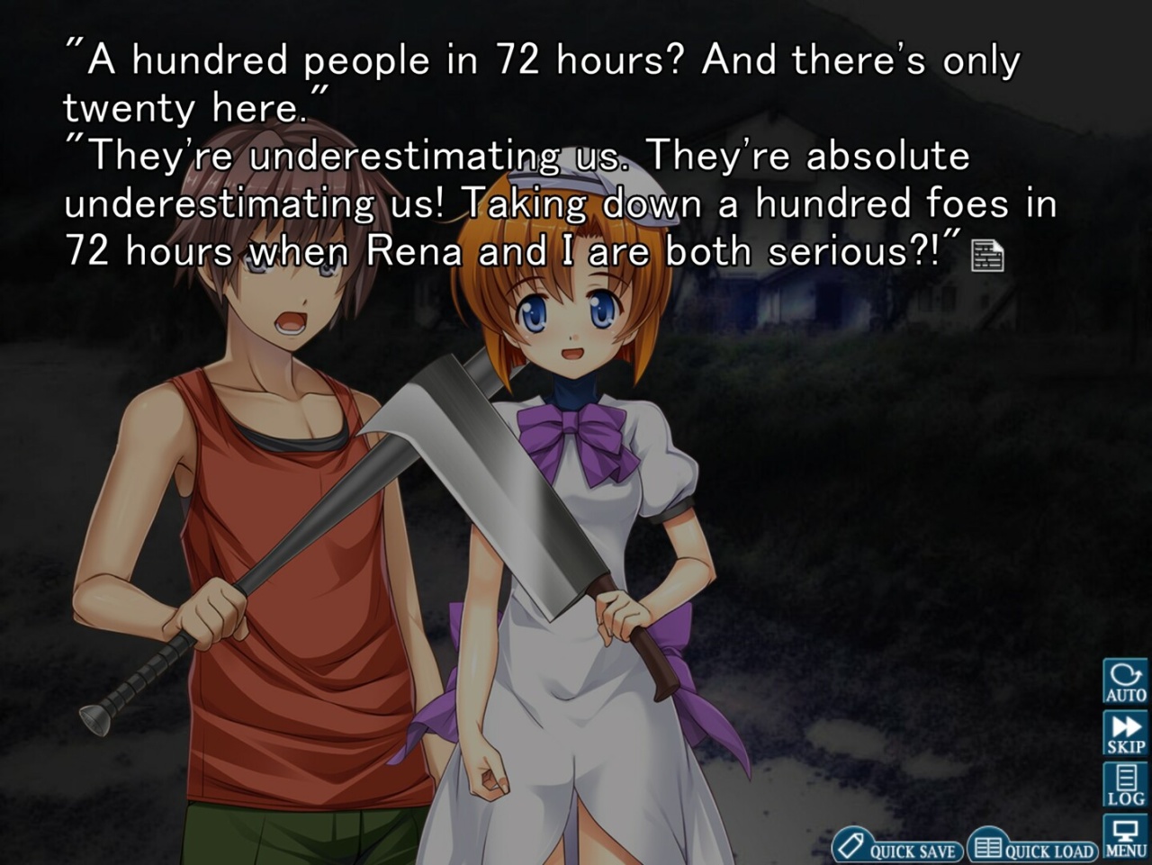 Screenshot #1 - Higurashi When They Cry Hou+