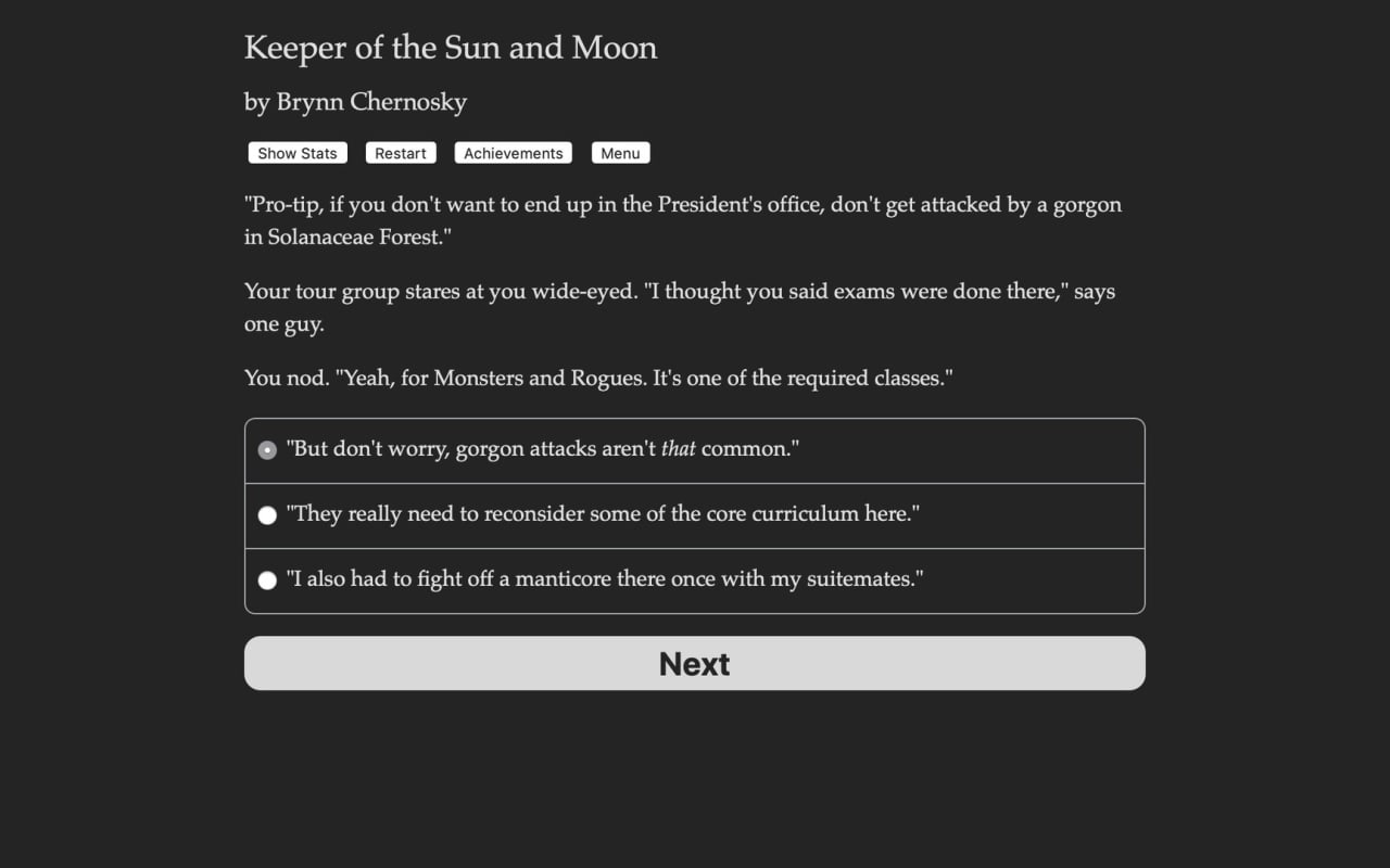 Screenshot #2 - Keeper of the Sun and Moon