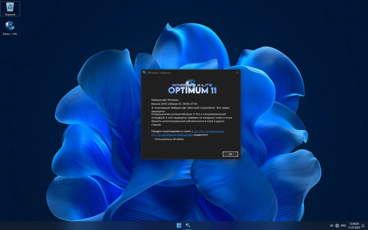 Screenshot #1 - Windows 11 Pro X-Lite 24H2 Build 26100.4770 by FBConan