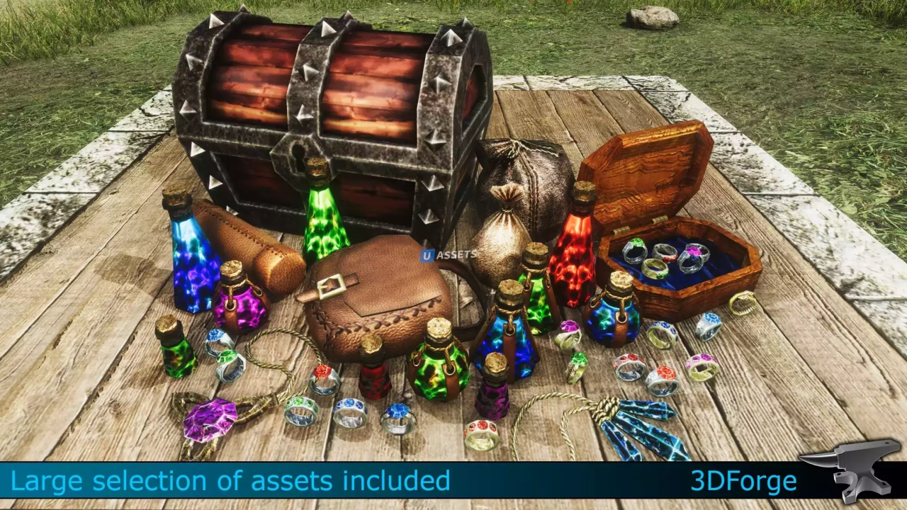 Screenshot #2 - Fantasy Treasure Loot Kit