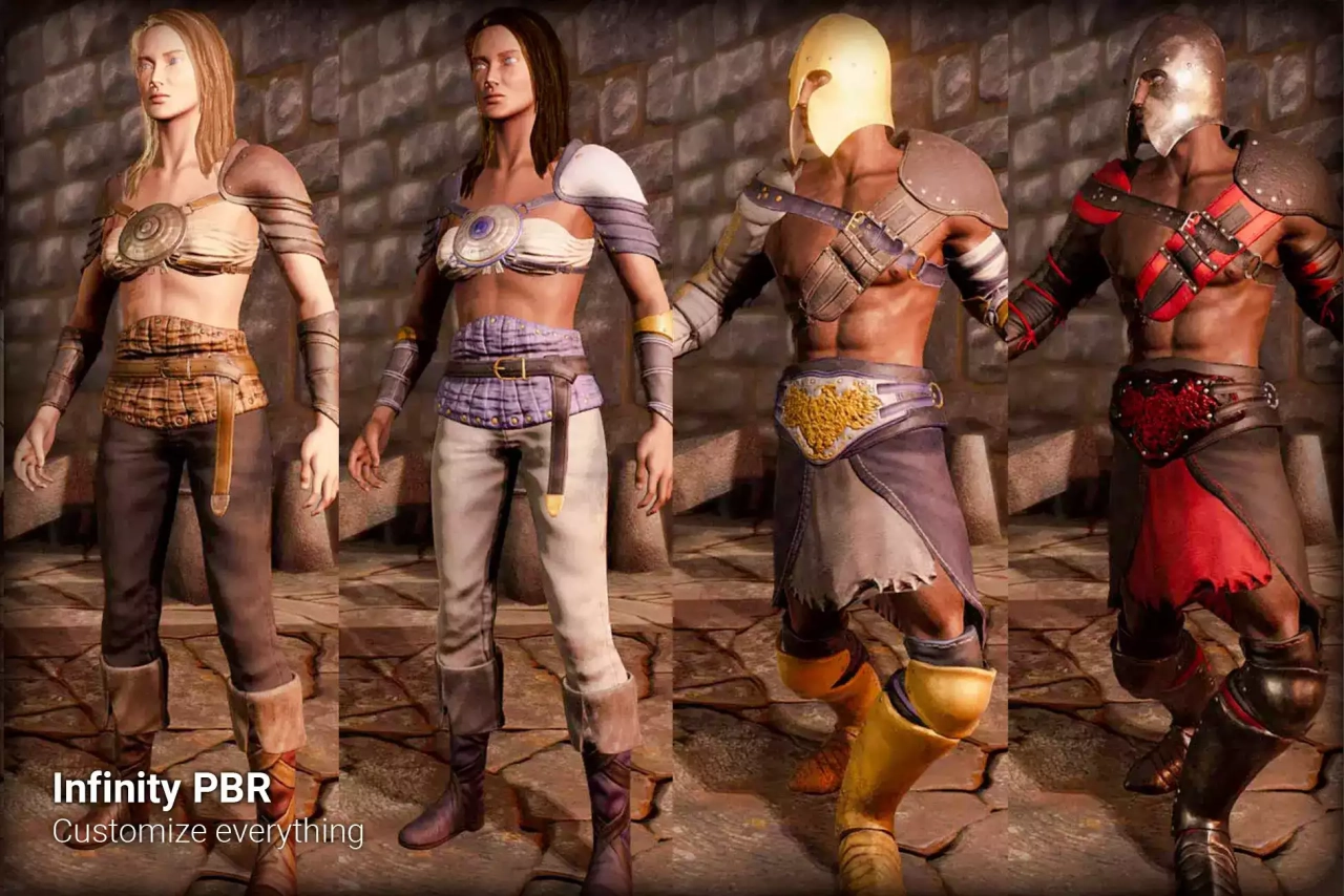 Screenshot #1 - Human Character - Fantasy RPG