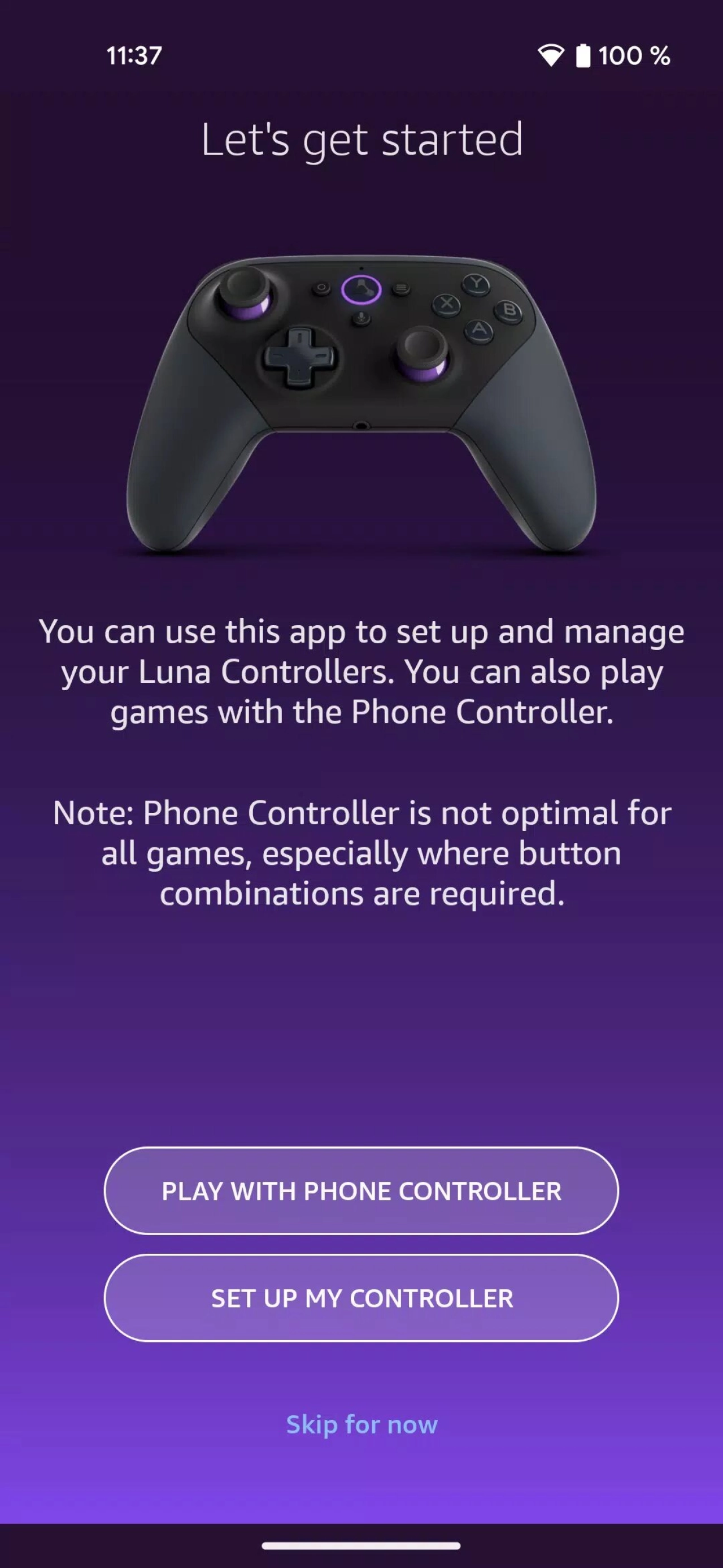 Screenshot #1 - AMAZON LUNA CONTROLLER 1.1.688.0