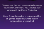 Screenshot #1 - AMAZON LUNA CONTROLLER 1.1.688.0